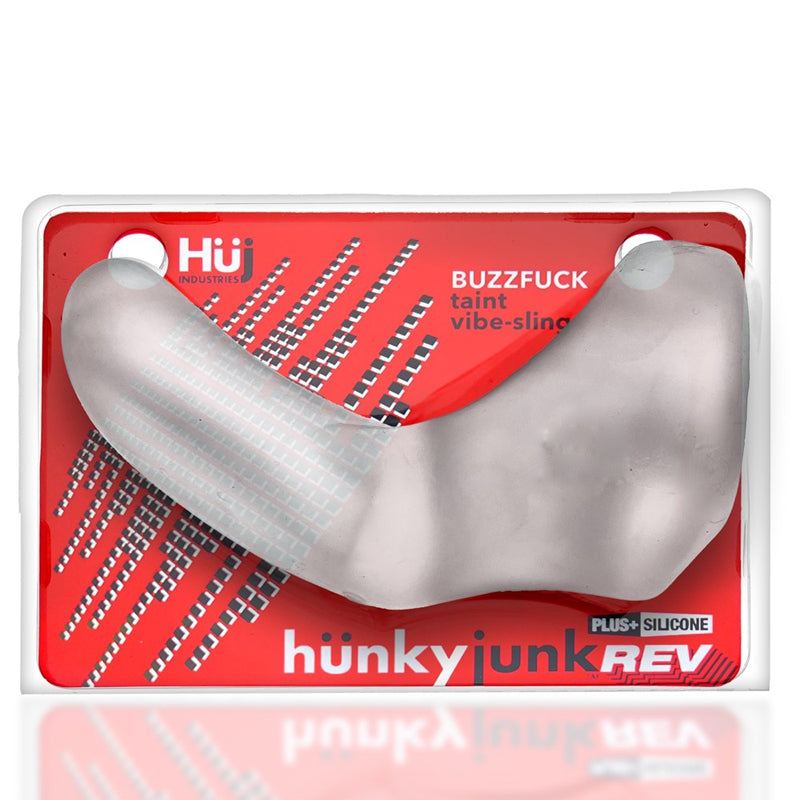 Hunkyjunk Buzzfuck Cock & Ball Sling with Taint Vibrator-Pinkfoxxx