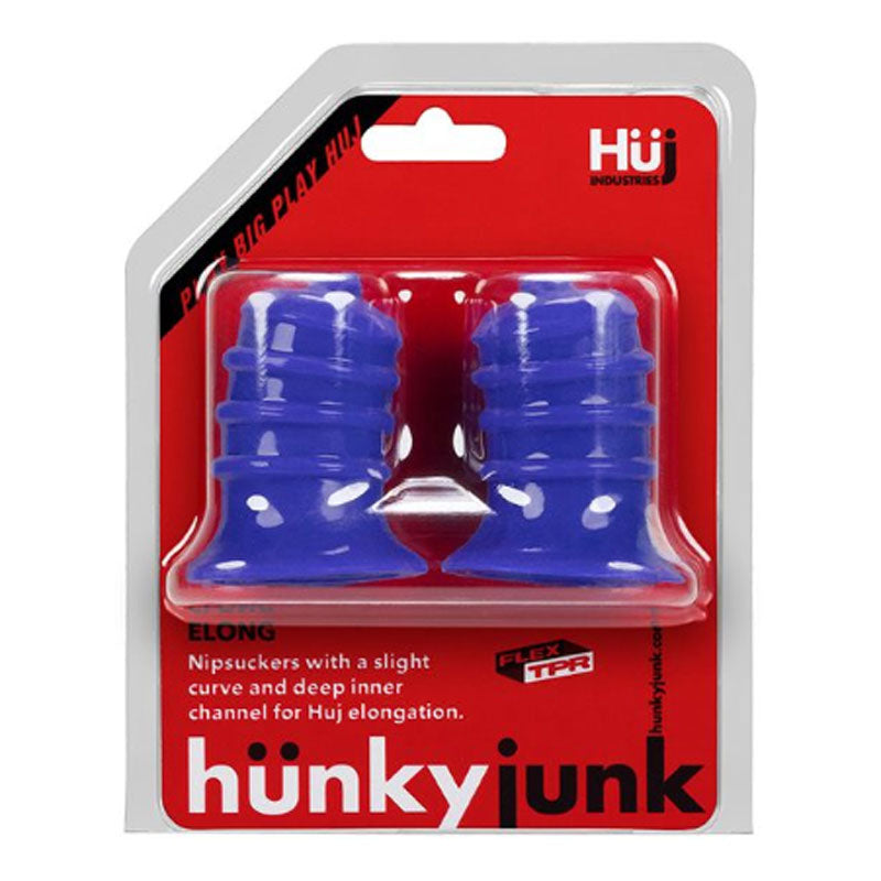 Hunkyjunk ELONG nipsuckers, cobalt-Pinkfoxxx