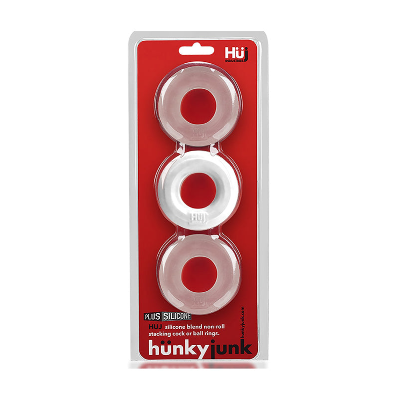 Hunkyjunk HUJ3 C-Ring 3-Pack-Pinkfoxxx