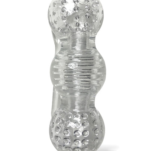 THE 9S CLEAR STROKE THREEWAY MASTURBATOR - IB2627