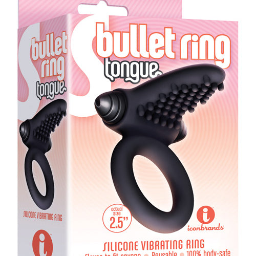 9'S S-BULLET RING TONGUE SILICONE - IB26052