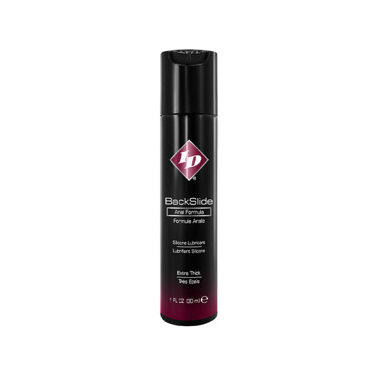 ID BackSlide 1oz Silicone Anal Lubricant-Pinkfoxxx