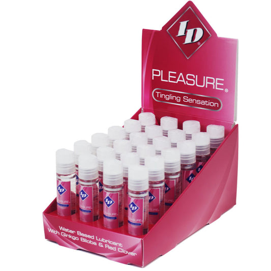 ID Pleasure Lubricant 1 fl oz. Counter DP (24)-Pinkfoxxx