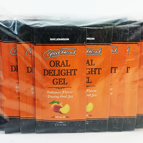 GOODHEAD ORAL DELIGHT GEL BULK REFILL PEACH 48 PCS 0.24 OZ