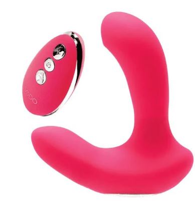 VEDO INME DUAL VIBE W/ REMOTE RECHARGEABLE PINK - VIP2609