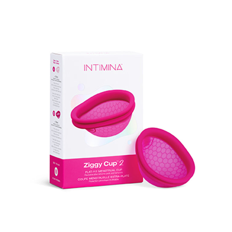 INTIMINA Ziggy Cup 2 Flat-Fit Menstrual Cup-Pinkfoxxx