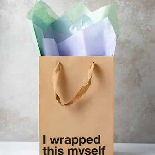I WRAPPED THIS MYSELF GIFT BAG - WRBAG009