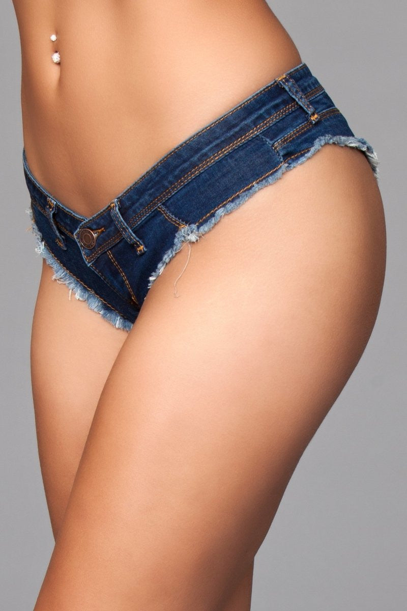 J8 Buns Out Cheeky Shorts-Pinkfoxxx