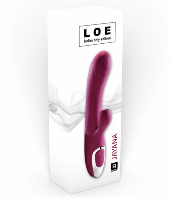 LOE JAYANA RABBIT VIBRATOR W/ CLITORAL SUCTION - FRLOE007018
