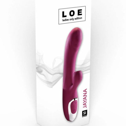 LOE JAYANA RABBIT VIBRATOR W/ CLITORAL SUCTION - FRLOE007018