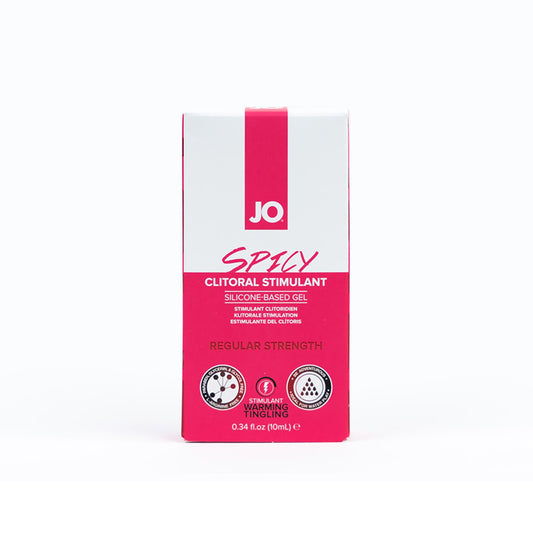JO Spicy Clitoral Gel - Warming - Stimulant (Silicone-Based) 0.34 fl oz / 10 ml-Pinkfoxxx