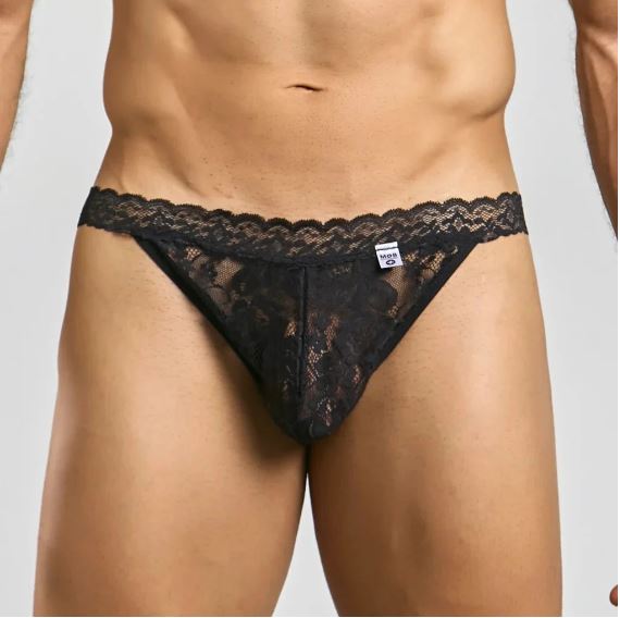 MOB LACE JOCKSTRAP BLACK L/XL - MBL12BLKLXL