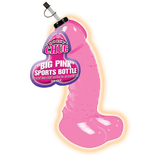 Jumbo Dicky Sports Bottle-Pinkfoxxx