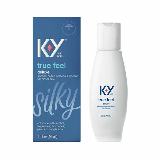 K-Y True Feel Premium Intimate Silicone Gel Lubricant 1.5oz.-Pinkfoxxx