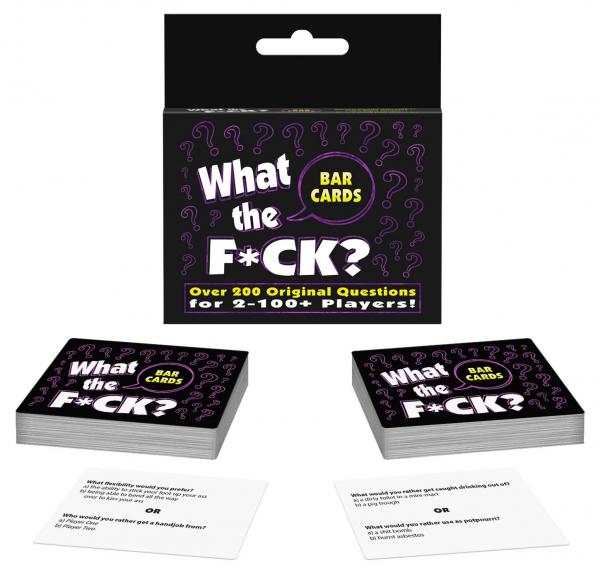 WHAT THE F*CK BAR CARDS