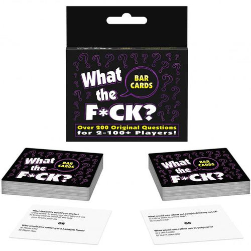 WHAT THE F*CK BAR CARDS