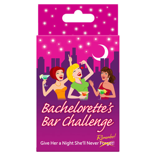 BACHELORETTE BAR CHALLENGE