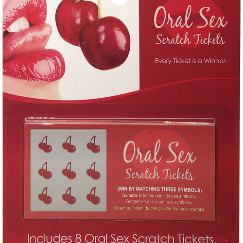 ORAL SEX SCRATCH TICKETS