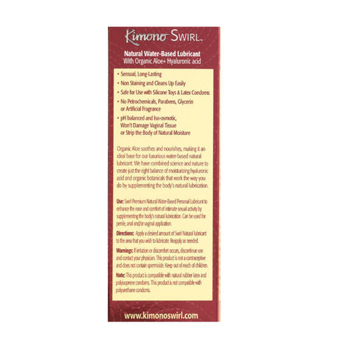 KIMONO SWIRL NATURAL LUBRICANT 3.4 FL OZ - KM54004