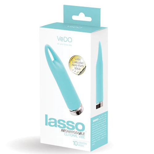 VEDO LASSO BULLET VIBE RECHARGEABLE TURQUOISE - VIF1901