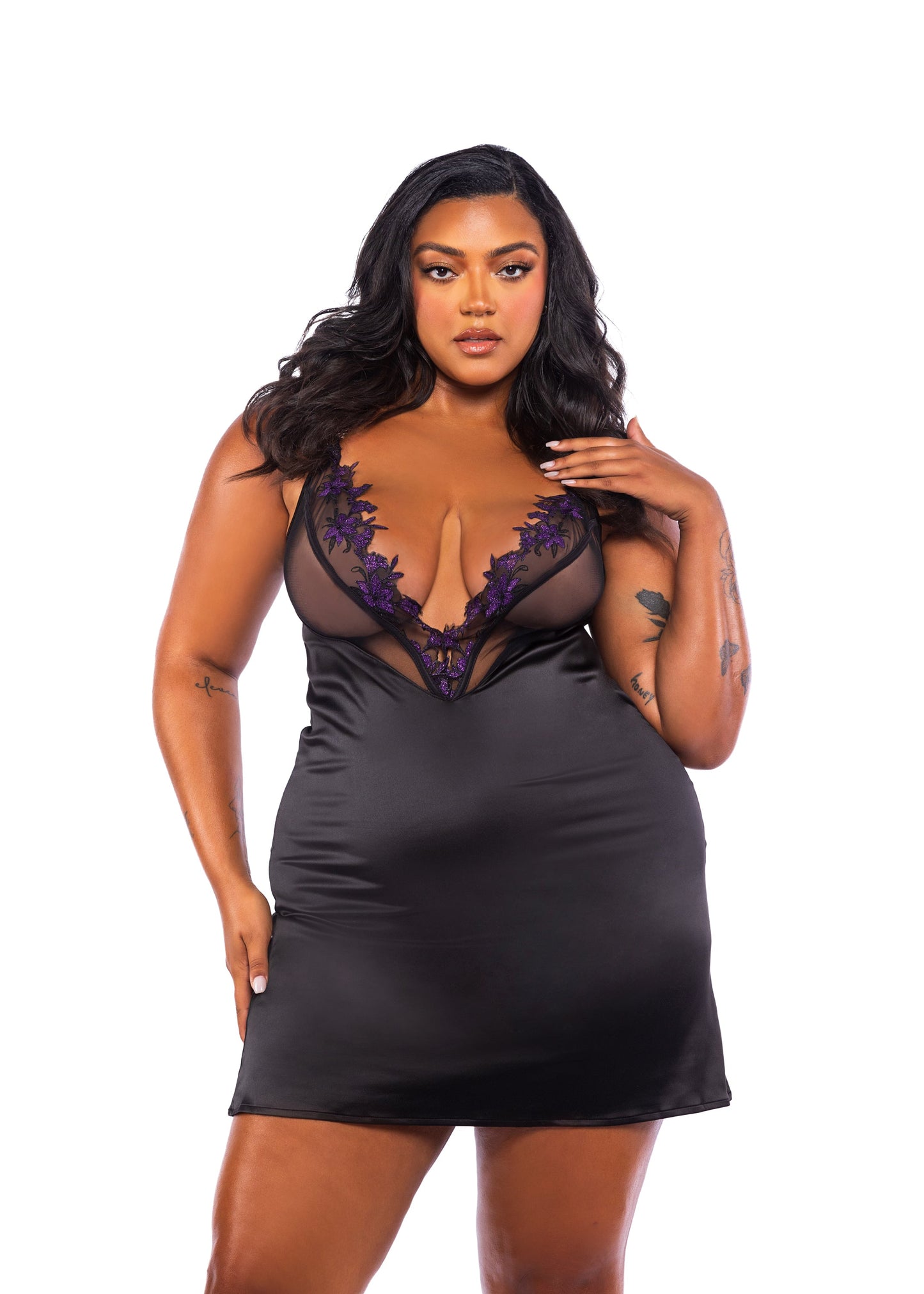 LI721 - Dark Romance Chemise