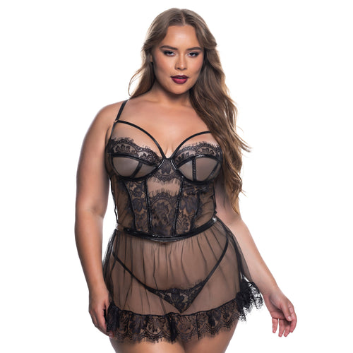 LI839 - Eden Babydoll 2-Piece Set