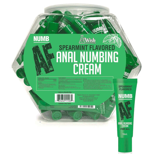 NUMB AF FISHBOWL 65 PACK ANAL DESENSITIZER MINT 10ML
