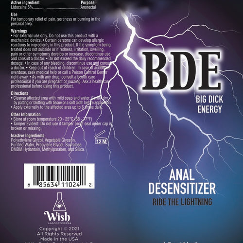 BDE ANAL DESENSITIZER 1.5 OZ