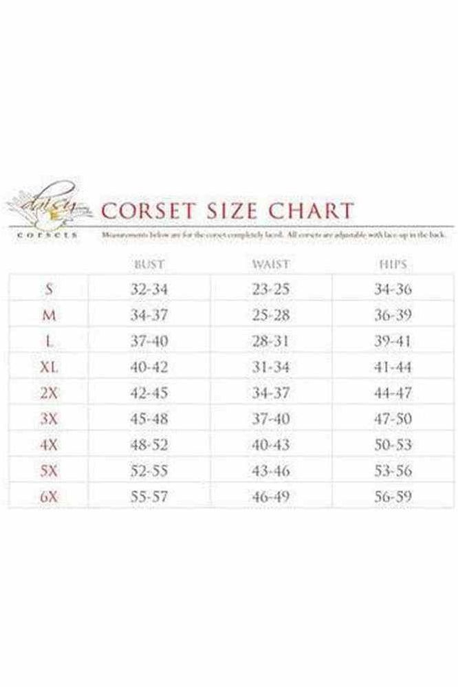 Lavish 4 PC Sexy Gothic Devil Corset Costume