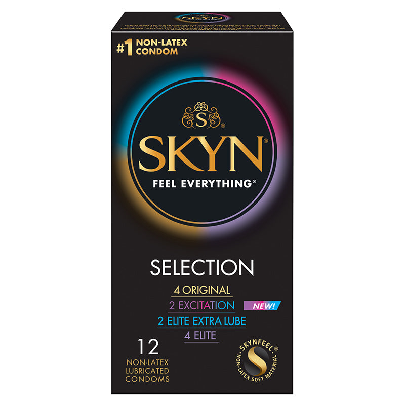 LifeStyles SKYN Selection Non Latex Condoms (12 pack)-Pinkfoxxx
