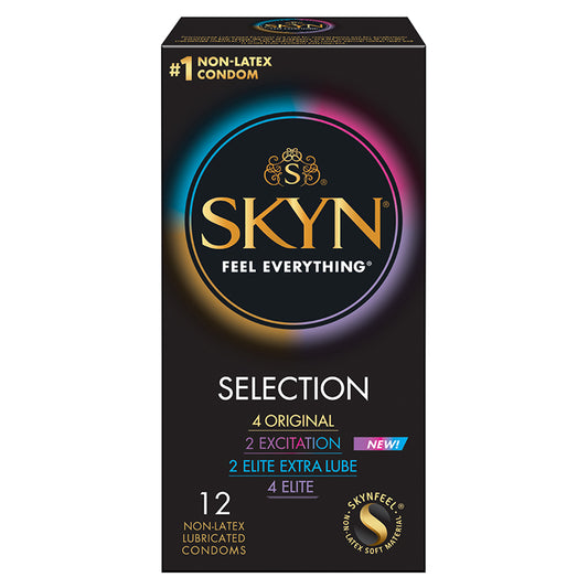 LifeStyles SKYN Selection Non Latex Condoms (12 pack)-Pinkfoxxx