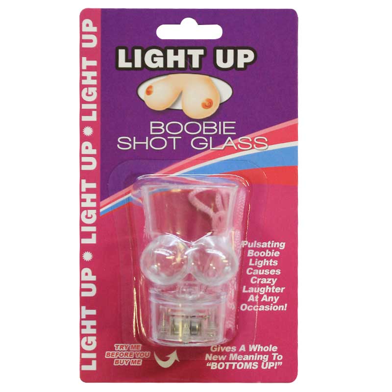 Light Up Boobie Shot Glass With String-Pinkfoxxx