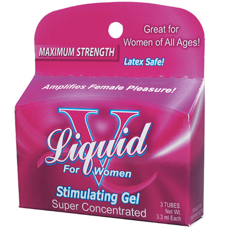 Liquid V Stimulating Gel for Women (3 Tubes/3.3ml Each)-Pinkfoxxx