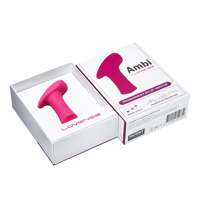 Lovense Ambi Bluetooth Programmable Bullet Vibrator-Pinkfoxxx