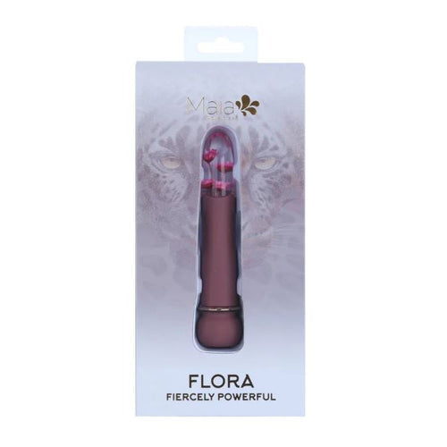 FLORA RECHARGEABLE FLOWER BULLET JAGUAR POWER BURGUNDY - MTMA2601BUR