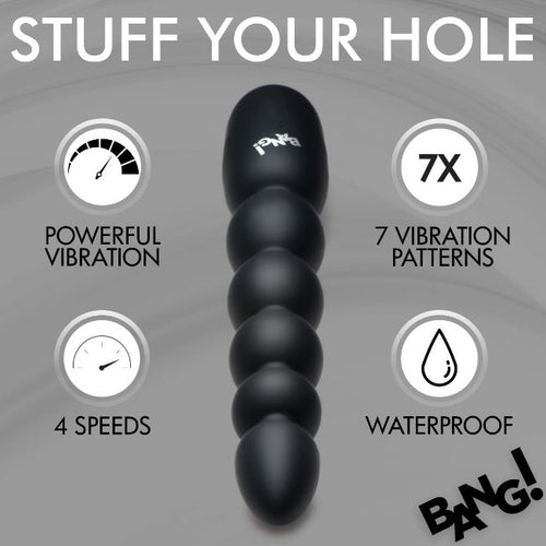 DIGITAL SILICONE ANAL BEADS - XRAH448