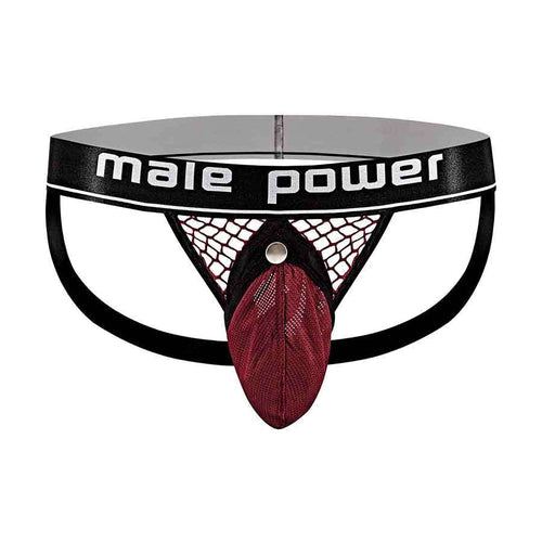 COCK PIT COCK RING JOCK BURGUNDY S/M - MP346260BNSM