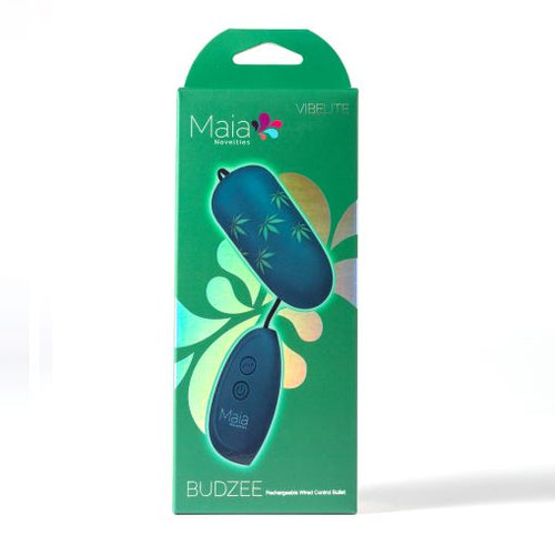 BUDZEE RECHARGEABLE WIRED EGG POT LEAF PATTERN - MTAF001LF