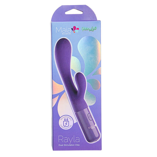 RAYLA DUAL STIMULATION VIBE SILICONE & RECHARGEABLE - MTBO23009