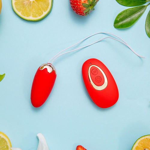 SHORTCAKE STRAWBERRY SHAPED RECHARGEABLE EGG - MTMA2204