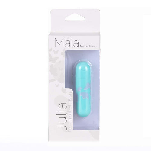 JULIA JESSIE BUTTERFLY PATTERN RECHARGEABLE MINI BULLET - MTMA330BF