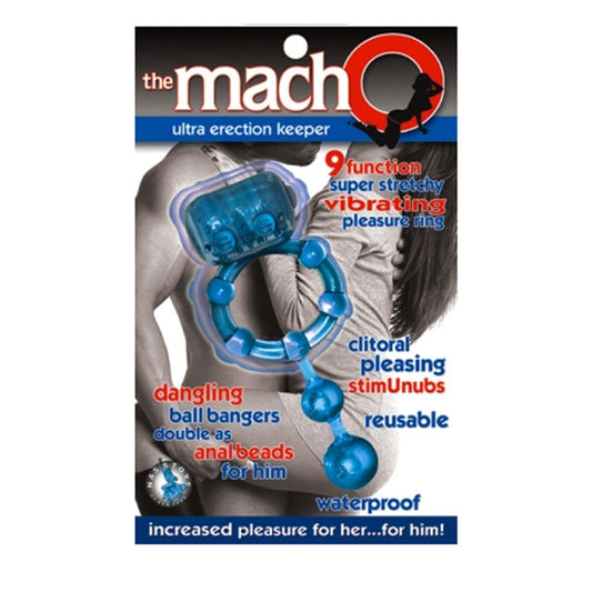 Macho Ultra Erection Keeper (Blue)-Pinkfoxxx