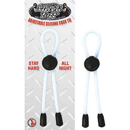 Mack Tuff Adjustable Silicone Cock Tie Lasso/Bolo-Pinkfoxxx