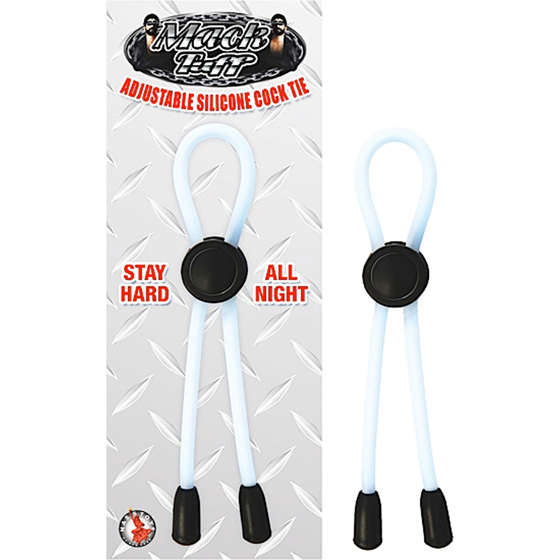 Mack Tuff Adjustable Silicone Cock Tie Lasso/Bolo-Pinkfoxxx