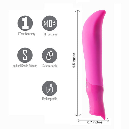 MADDIE RECHARGEABLE SILICONE BULLET - MTR307P1