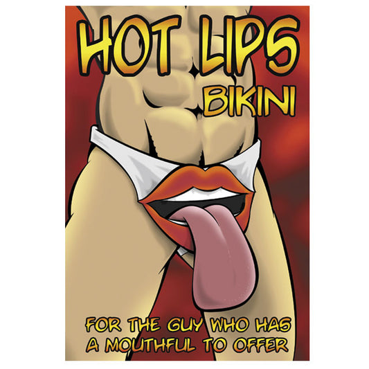 Male Power Hot Lips Bikini Underwear-Pinkfoxxx