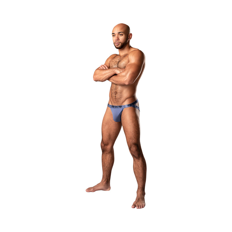 Male Power Infinite Comfort Amplifying Strappy Jock Periwinkle L/XL-Pinkfoxxx