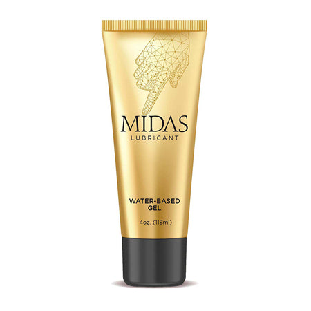 Midas Water-Based Gel Lubricant 4 oz.-Pinkfoxxx