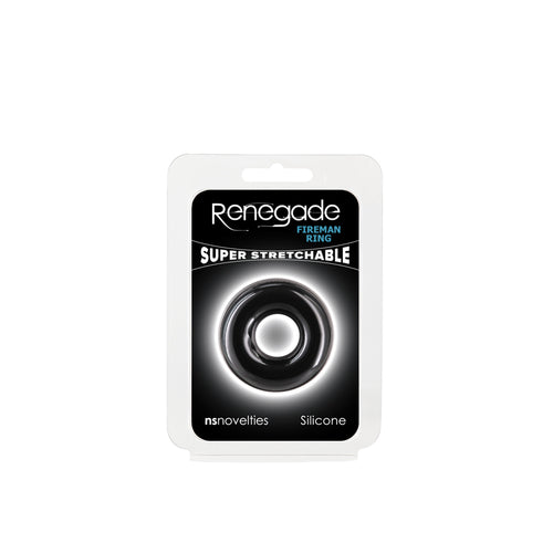 RENEGADE FIREMAN RING SMALL BLACK - NSN112813