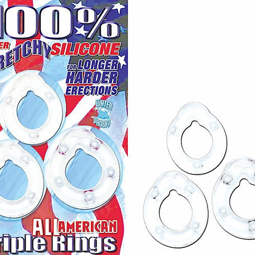 ALL AMERICAN TRIPLE RINGS CLEAR